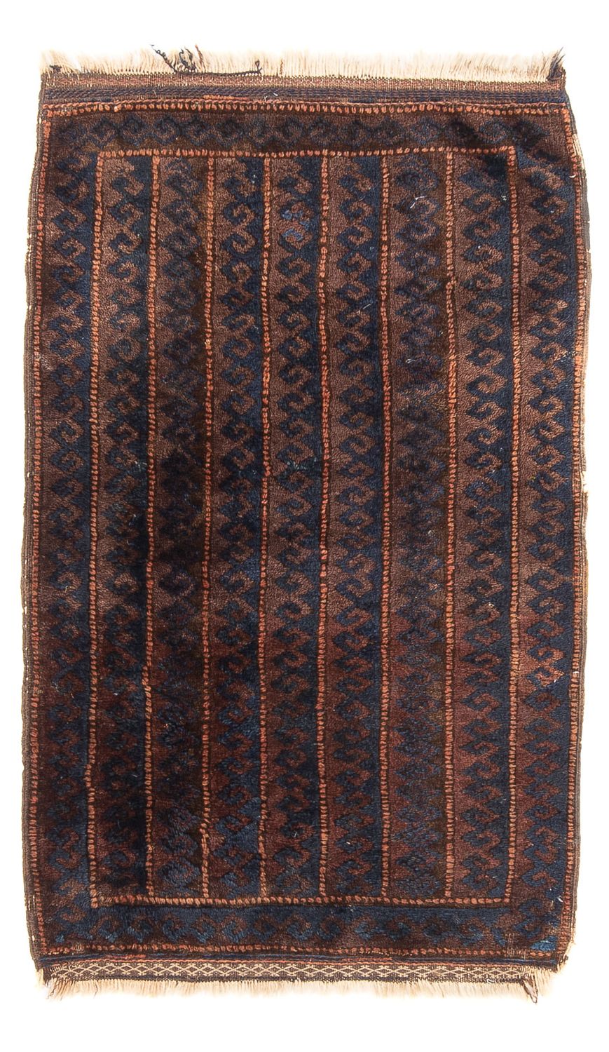Afghan Rug - 100 x 61 cm - brown