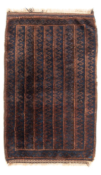 Afghan Rug - 100 x 61 cm - brown