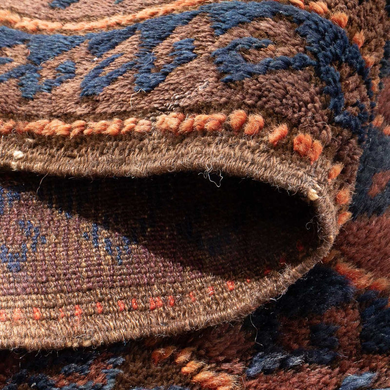 Afghan Rug - 100 x 61 cm - brown