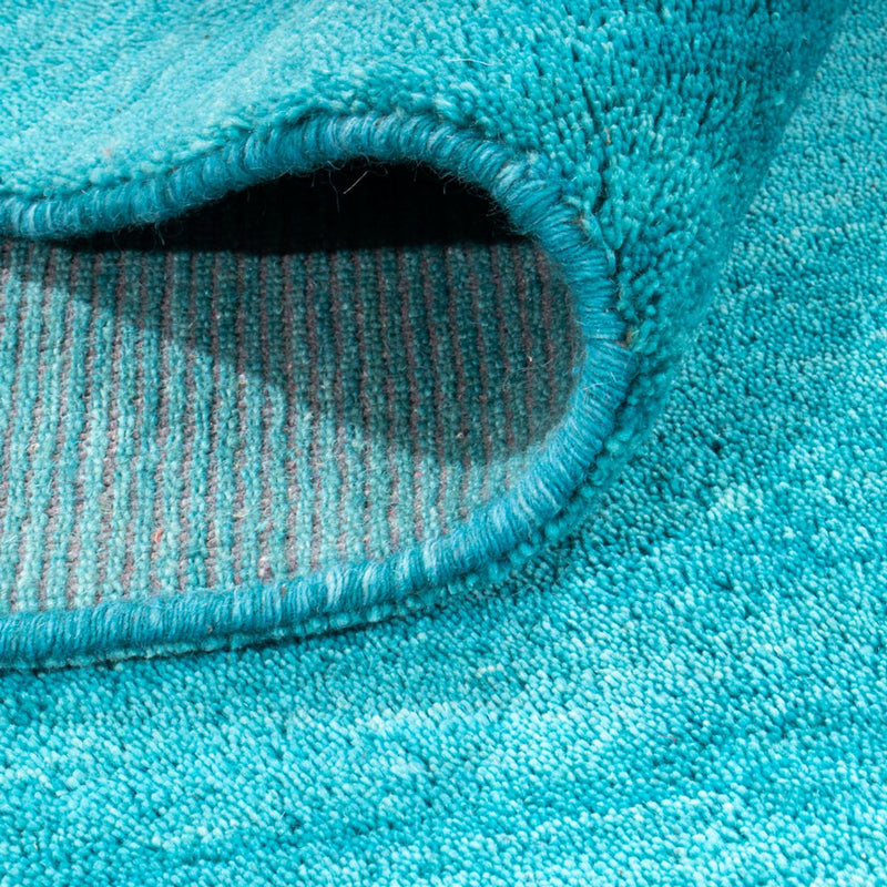 Gabbeh Rug - Softy square  - 200 x 200 cm - turquoise