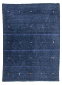 Gabbeh Rug - Loribaft Softy - 240 x 174 cm - dark blue