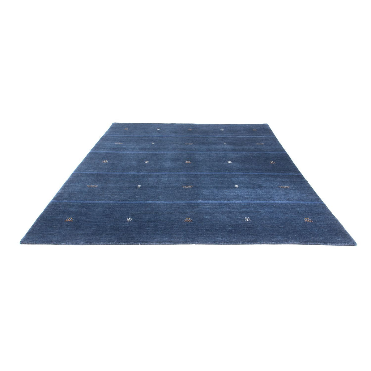 Gabbeh Rug - Loribaft Softy - 240 x 174 cm - dark blue