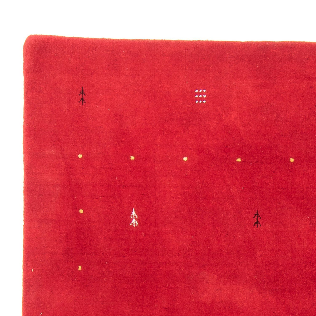 Gabbeh Rug - Loribaft Softy - 241 x 176 cm - red