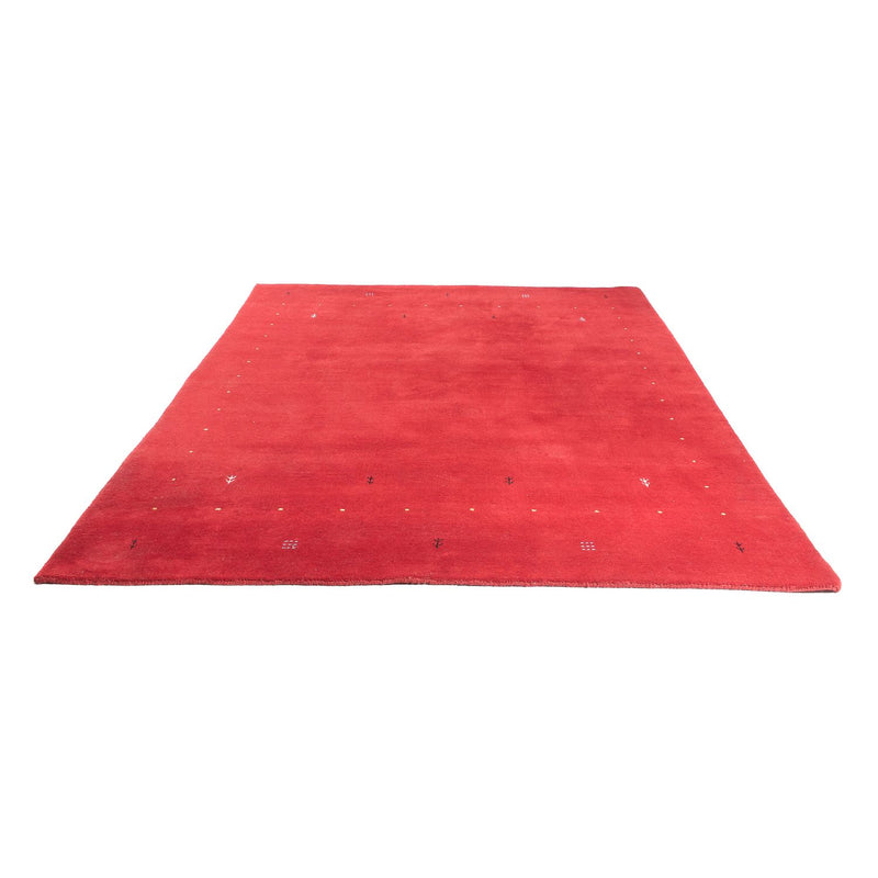 Gabbeh Rug - Loribaft Softy - 241 x 176 cm - red