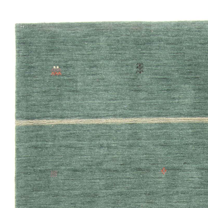 Gabbeh Rug - Loribaft Softy - 250 x 200 cm - green