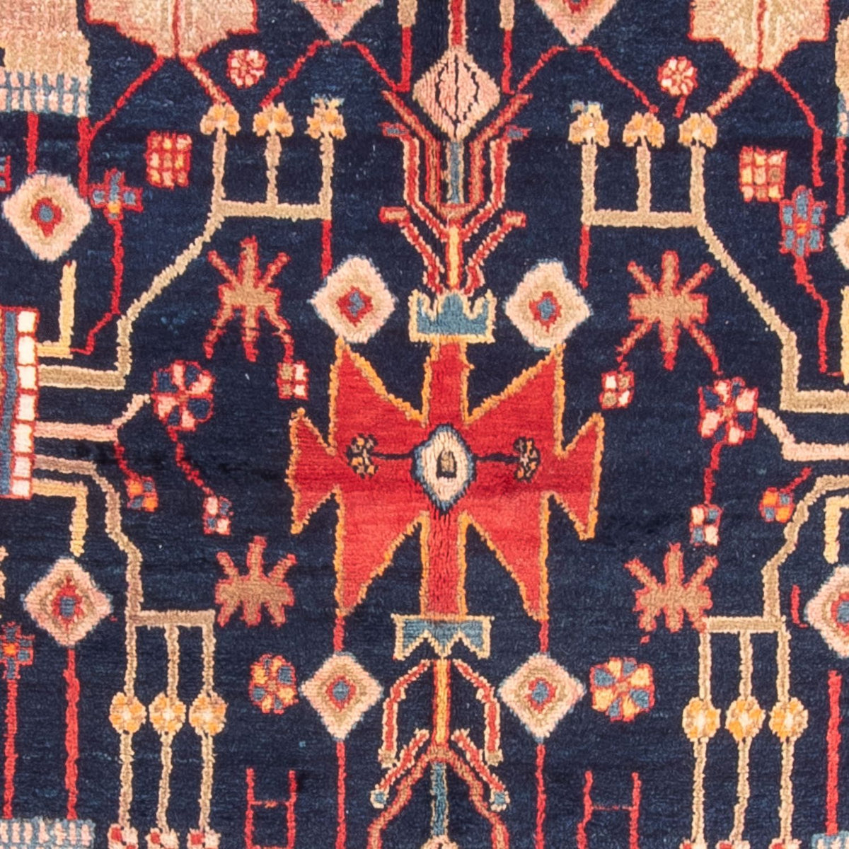 Perser Rug - Nomadic - 274 x 150 cm - dark blue