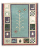 Kelim Teppich - Trendy - 240 x 200 cm - hellblau