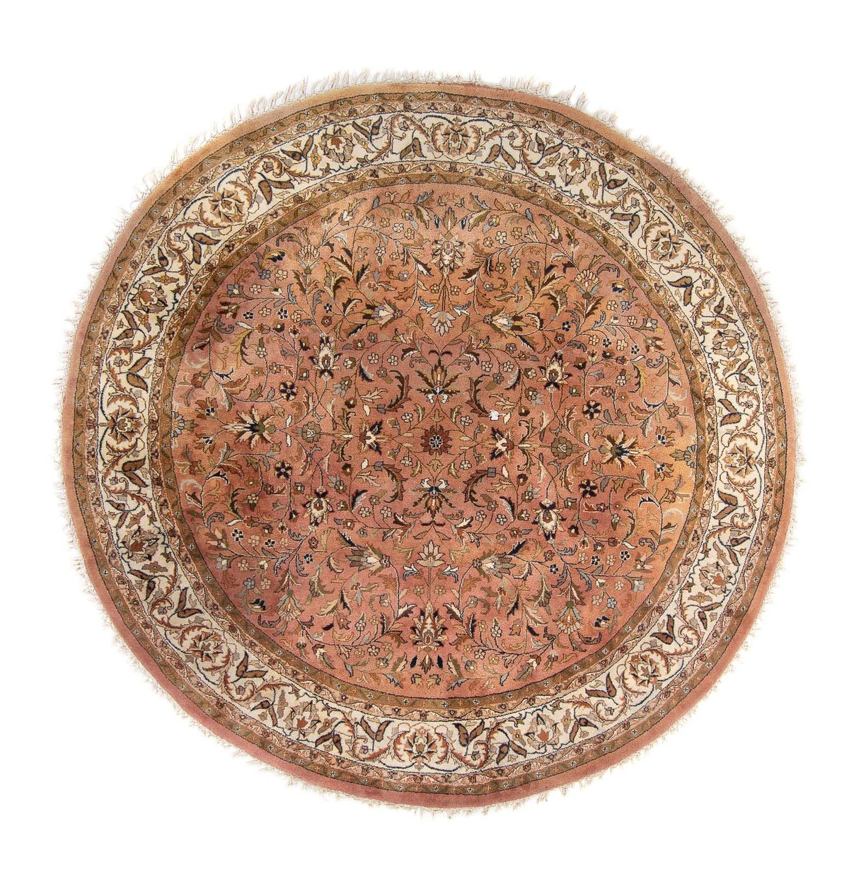 Oriental Rug - Indus round  - 245 x 245 cm - salmon