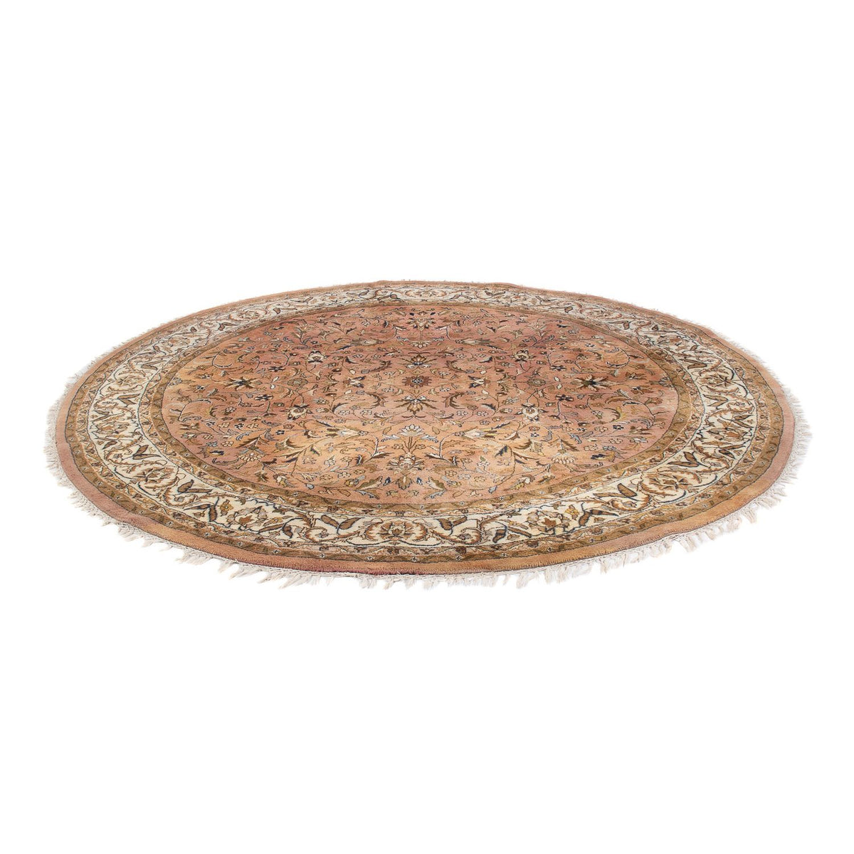 Oriental Rug - Indus round  - 245 x 245 cm - salmon