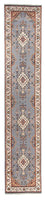 Runner Oriental Rug - Indus - 400 x 80 cm - light blue