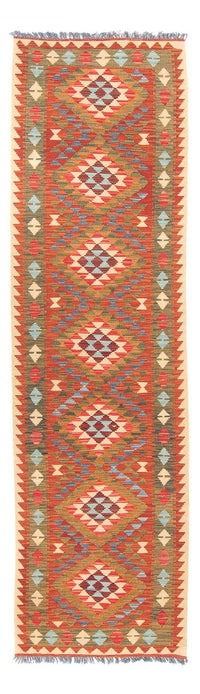Runner Kelim Rug - Splash - 300 x 80 cm - multicolored