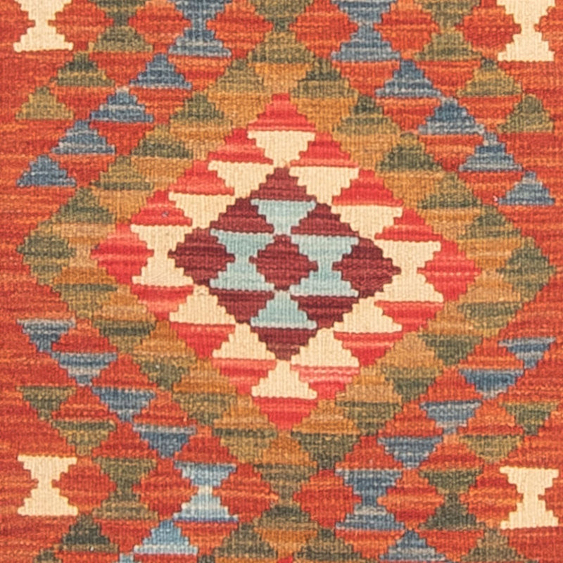 Runner Kelim Rug - Splash - 300 x 80 cm - multicolored