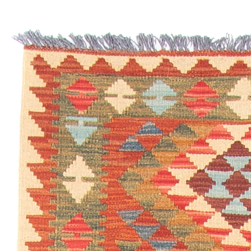 Runner Kelim Rug - Splash - 300 x 80 cm - multicolored