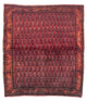 Perserteppich - Nomadic - 150 x 140 cm - rot