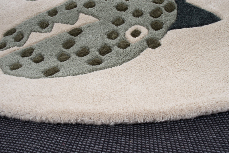 Dinosaur Kids Rug Round