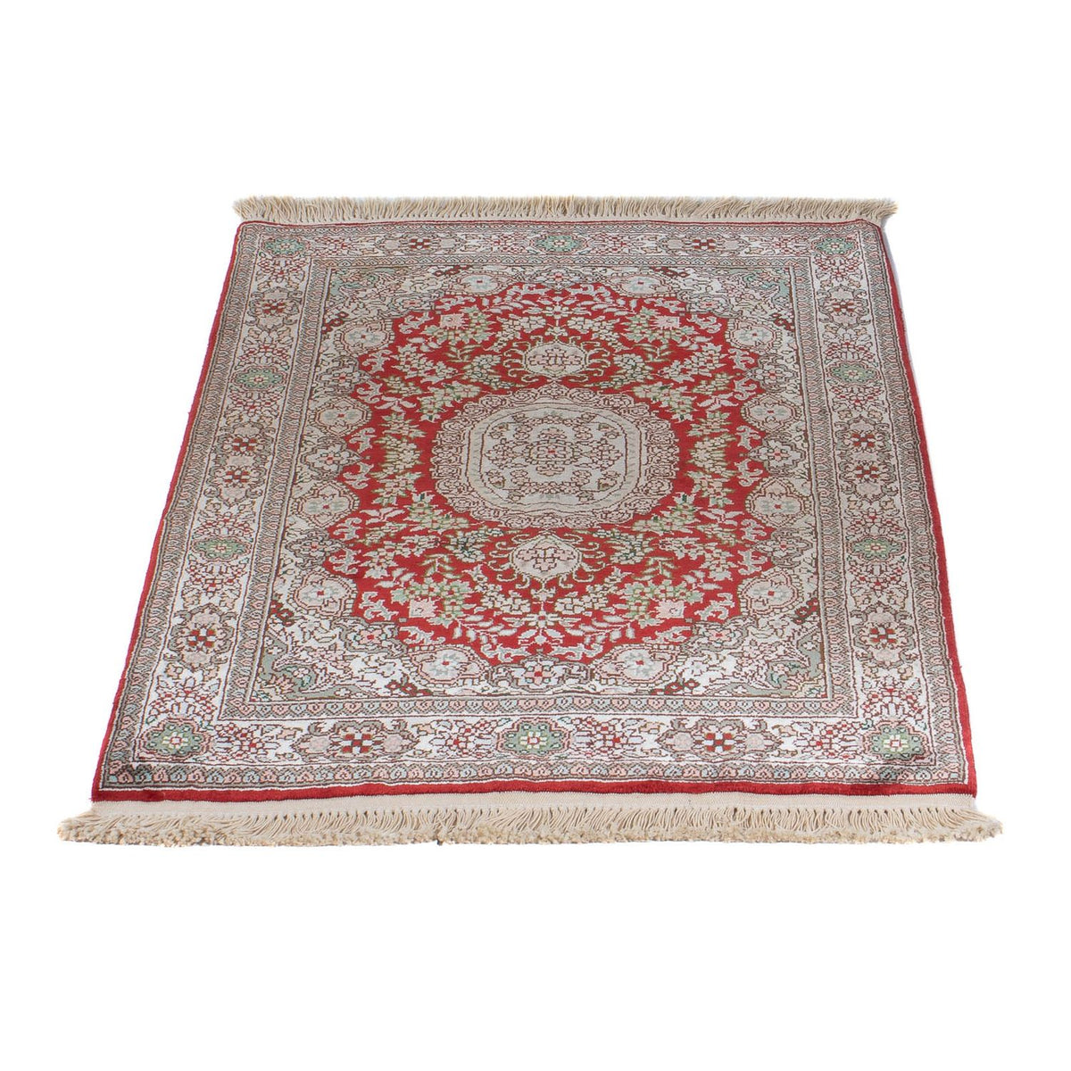 Silk Rug - Chinese Silk - 93 x 62 cm - red
