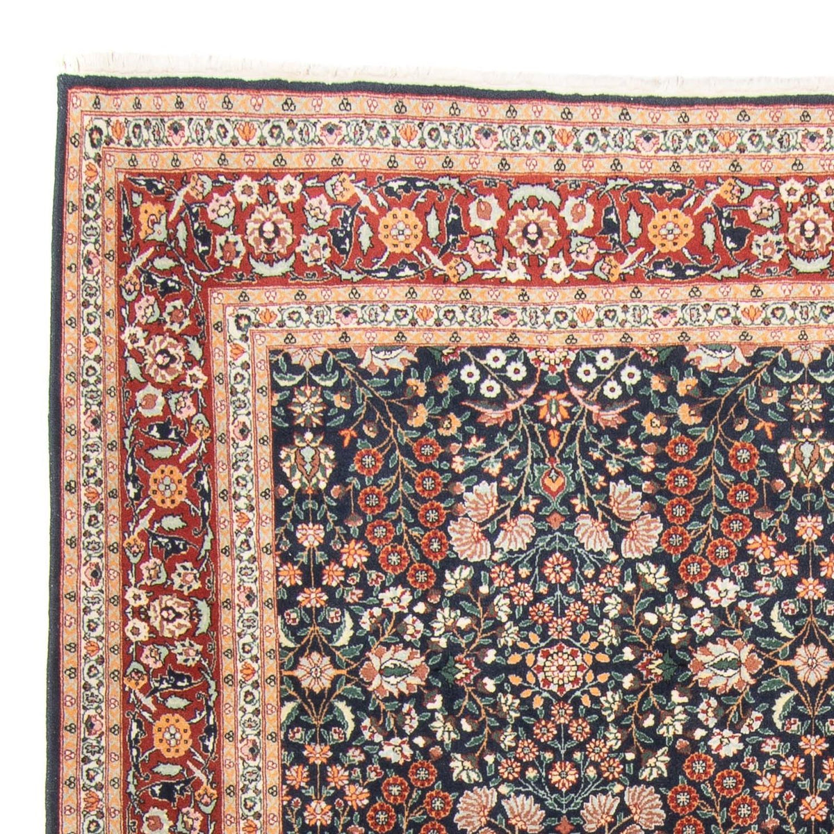 Oriental Rug - Hereke - 285 x 202 cm - dark brown