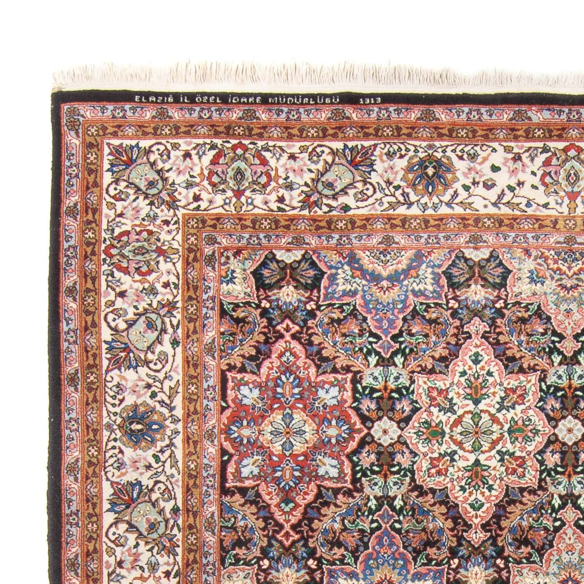 Oriental Rug - Hereke - 252 x 176 cm - dark blue