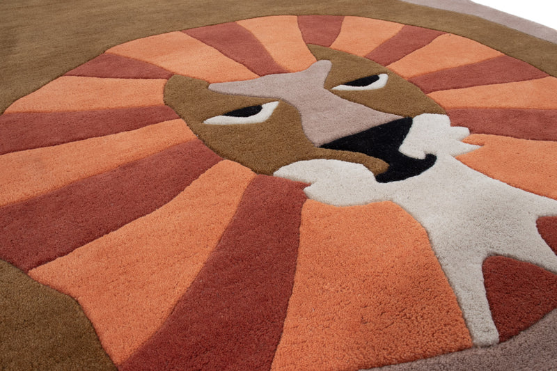 Sleeping Lion Kids Rug