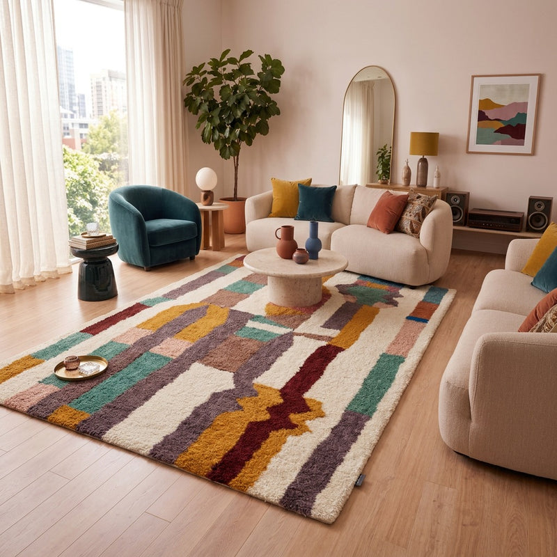 Wool Rug Oasis Ornament - Wool Rug