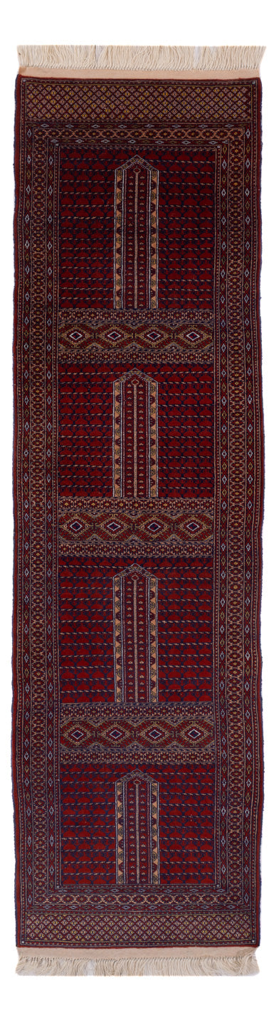 Runner Turkaman Rug - 300 x 82 cm - caramel