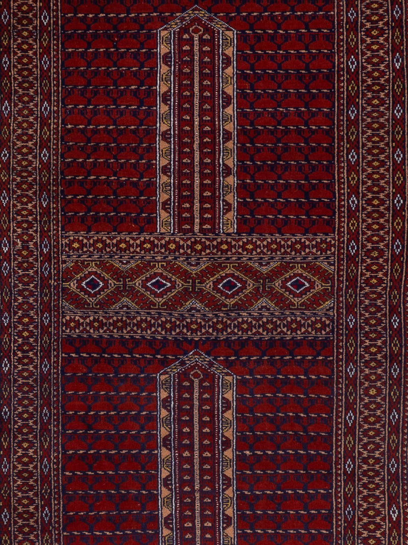 Runner Turkaman Rug - 300 x 82 cm - caramel