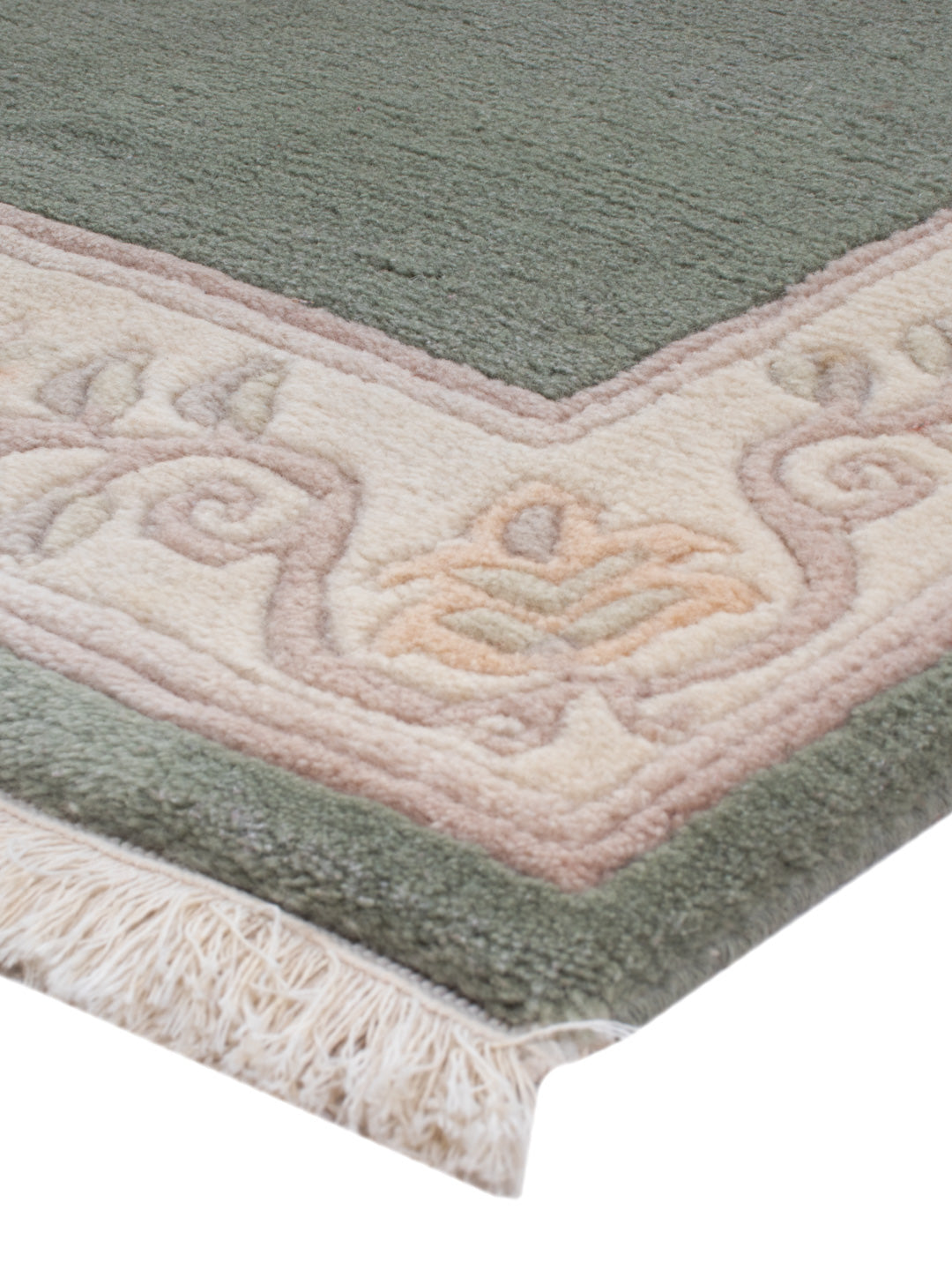 China Teppich - 140 x 70 cm - olivgrün