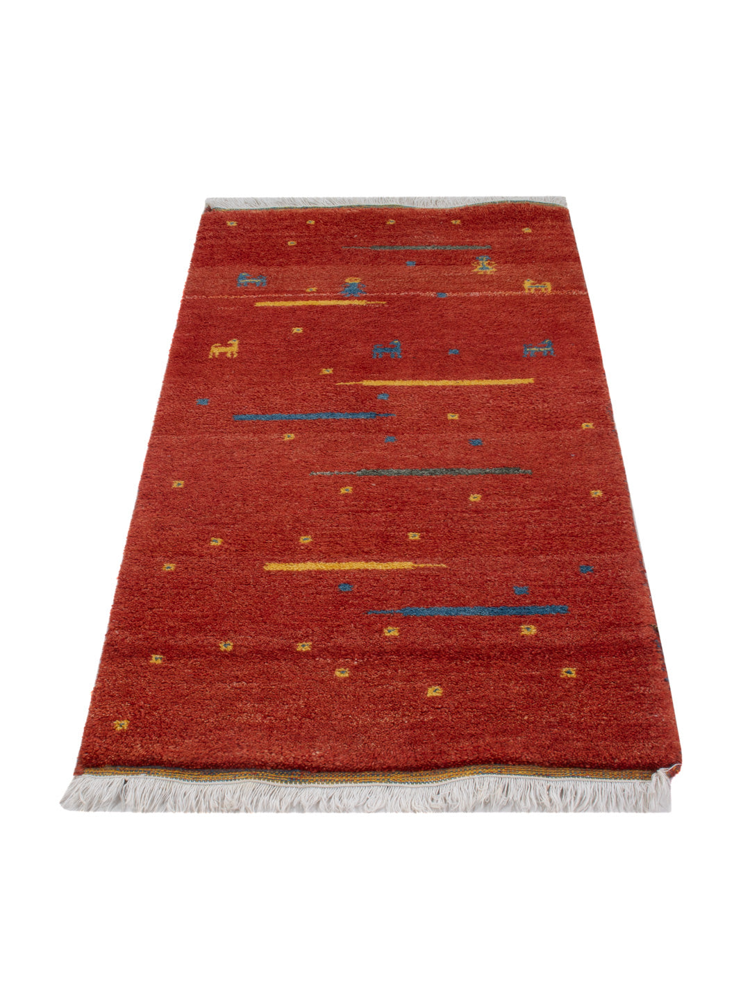 Gabbeh Teppich - Indus - 140 x 70 cm - rost