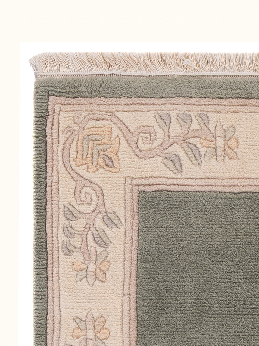 China Teppich - 140 x 70 cm - olivgrün