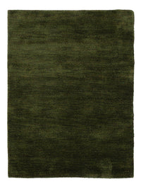 Gabbeh Teppich - Loribaft Softy - 150 x 100 cm - dunkelgrün