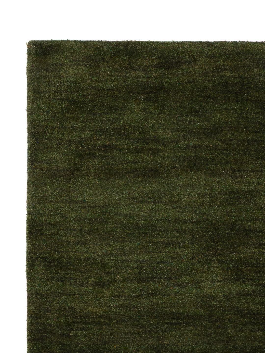 Gabbeh Teppich - Loribaft Softy - 150 x 100 cm - dunkelgrün