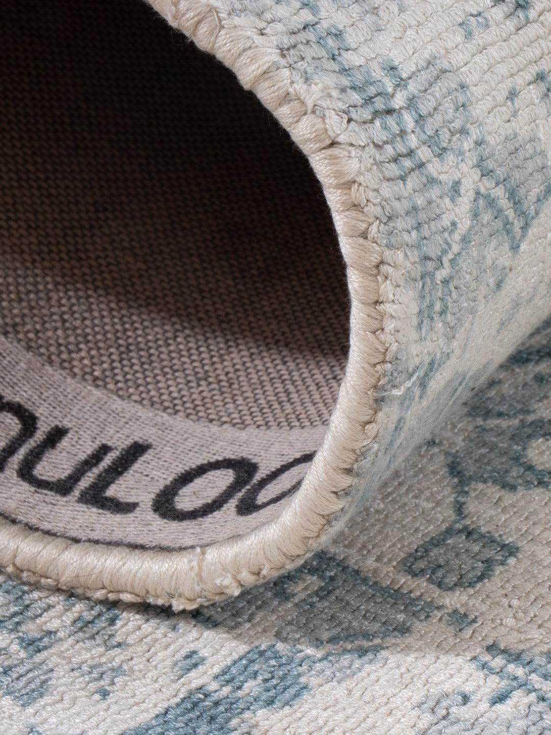 Läufer Viskose - 240 x 80 cm - türkis