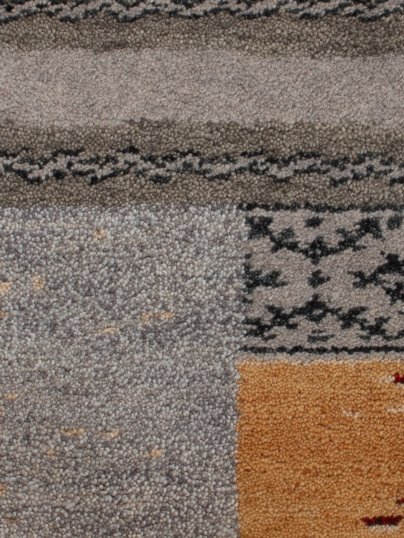 Gabbeh Teppich Indus 90x60cm - Wollteppich
