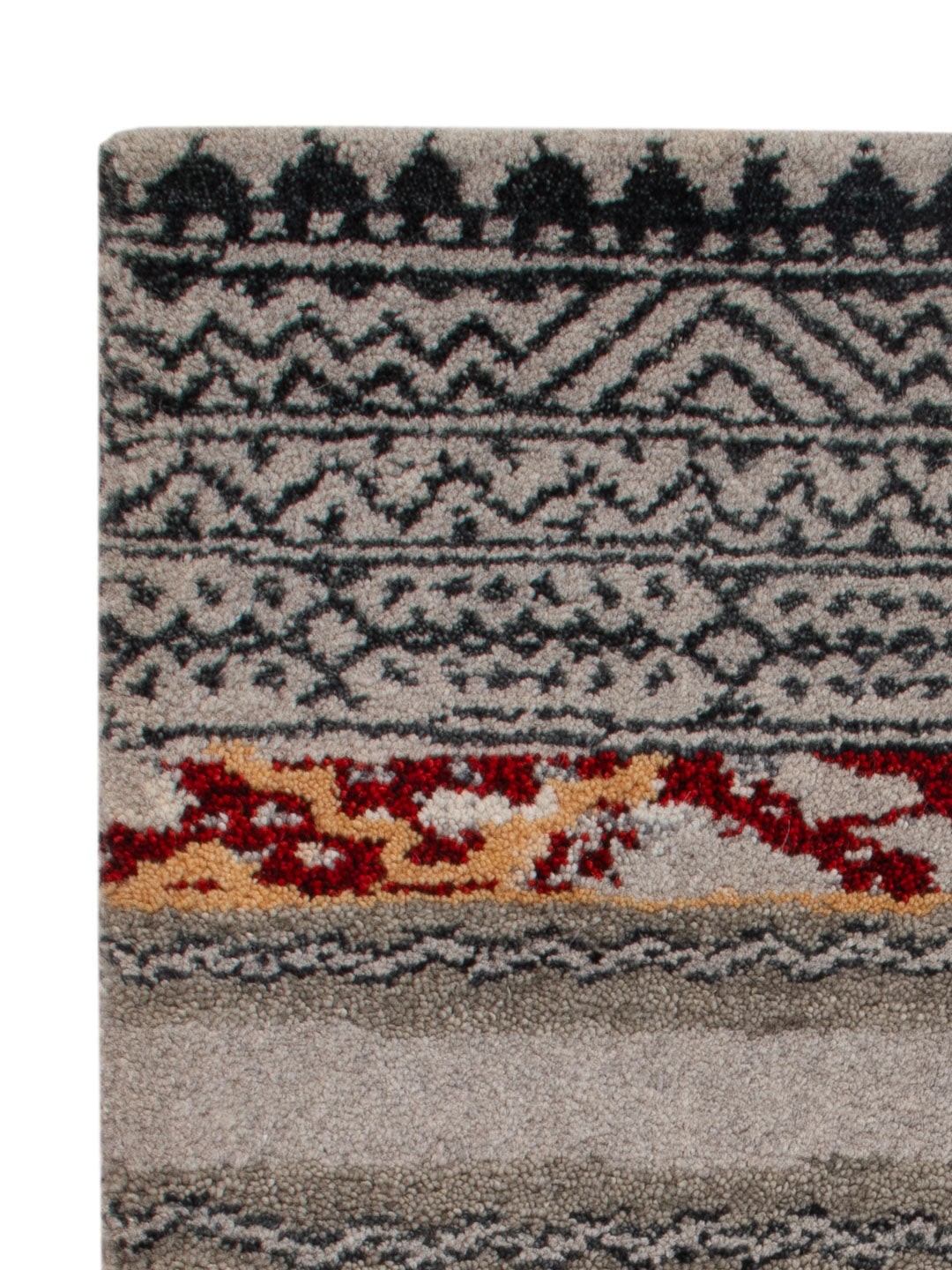 Gabbeh Teppich Indus 90x60cm - Wollteppich