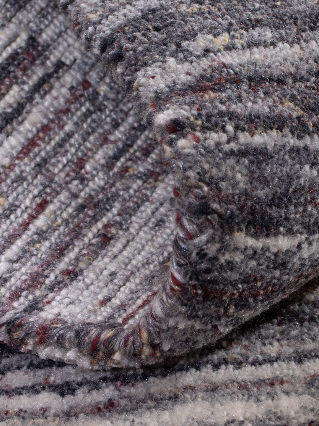 Gabbeh Teppich - Loribaft Softy - 90 x 60 cm - grau