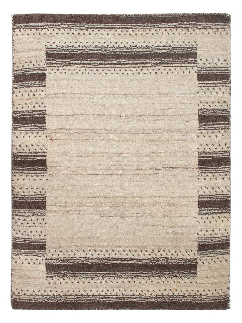 Gabbeh Teppich - Loribaft Softy - 90 x 60 cm - beige