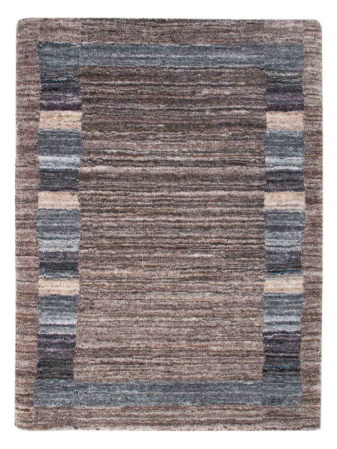 Gabbeh Teppich - Loribaft Softy - 90 x 60 cm - hellbraun