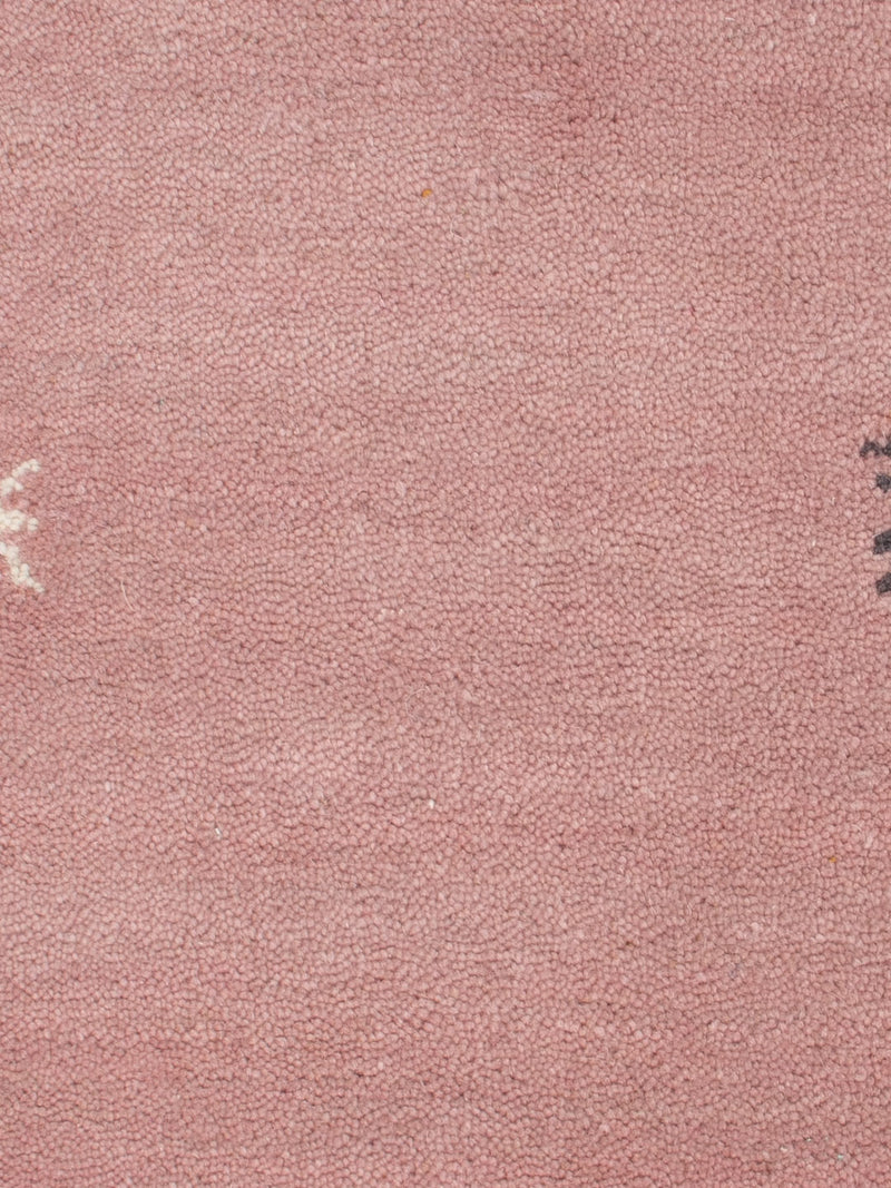 Gabbeh Teppich - Loribaft Softy - 90 x 60 cm - rosa