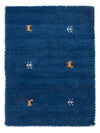 Loribaft Loom Rug - Wool Rug - Rectangle / Blue / 60 x 90 cm Rectangle