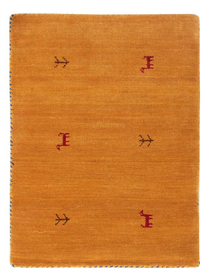 Gabbeh Rug - Loribaft Softy - 90 x 60 cm - caramel