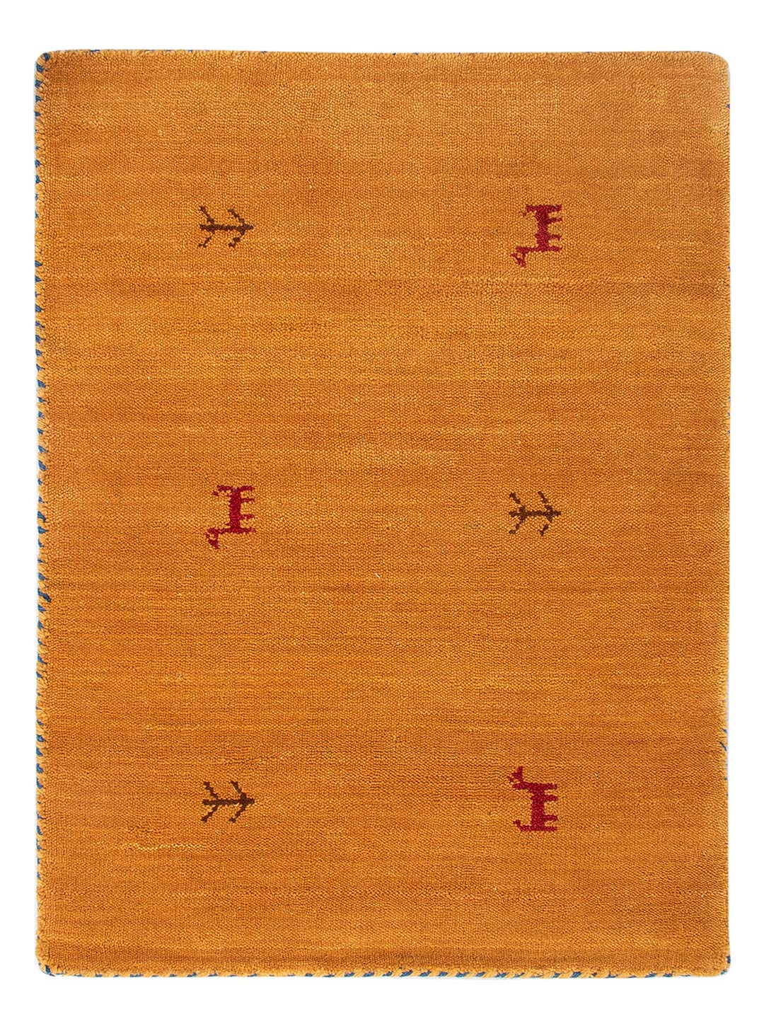 Gabbeh Rug - Loribaft Softy - 90 x 60 cm - caramel