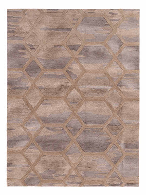Designer Teppich - 290 x 230 cm - hellbeige