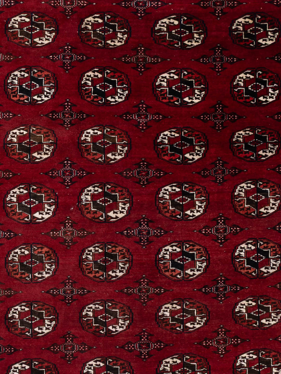 Afghan Teppich - Buchara - 350 x 250 cm - dunkelrot