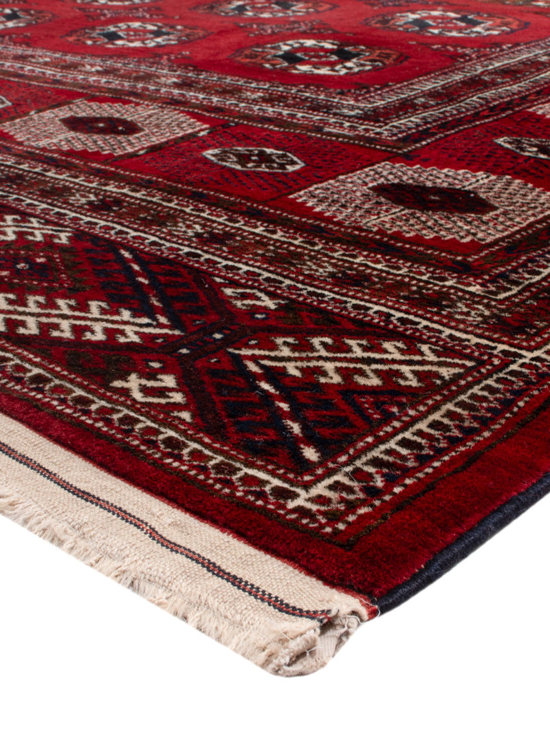 Afghan Teppich - Buchara - 350 x 250 cm - dunkelrot