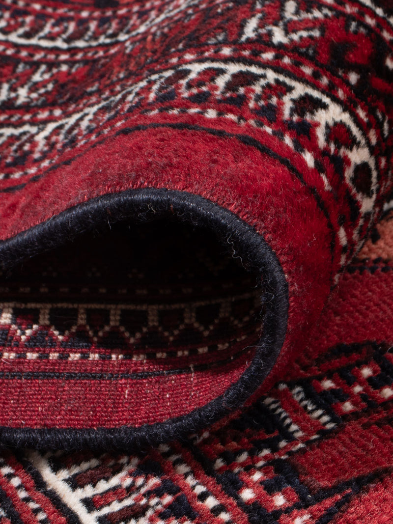 Afghan Teppich - Buchara - 350 x 250 cm - dunkelrot