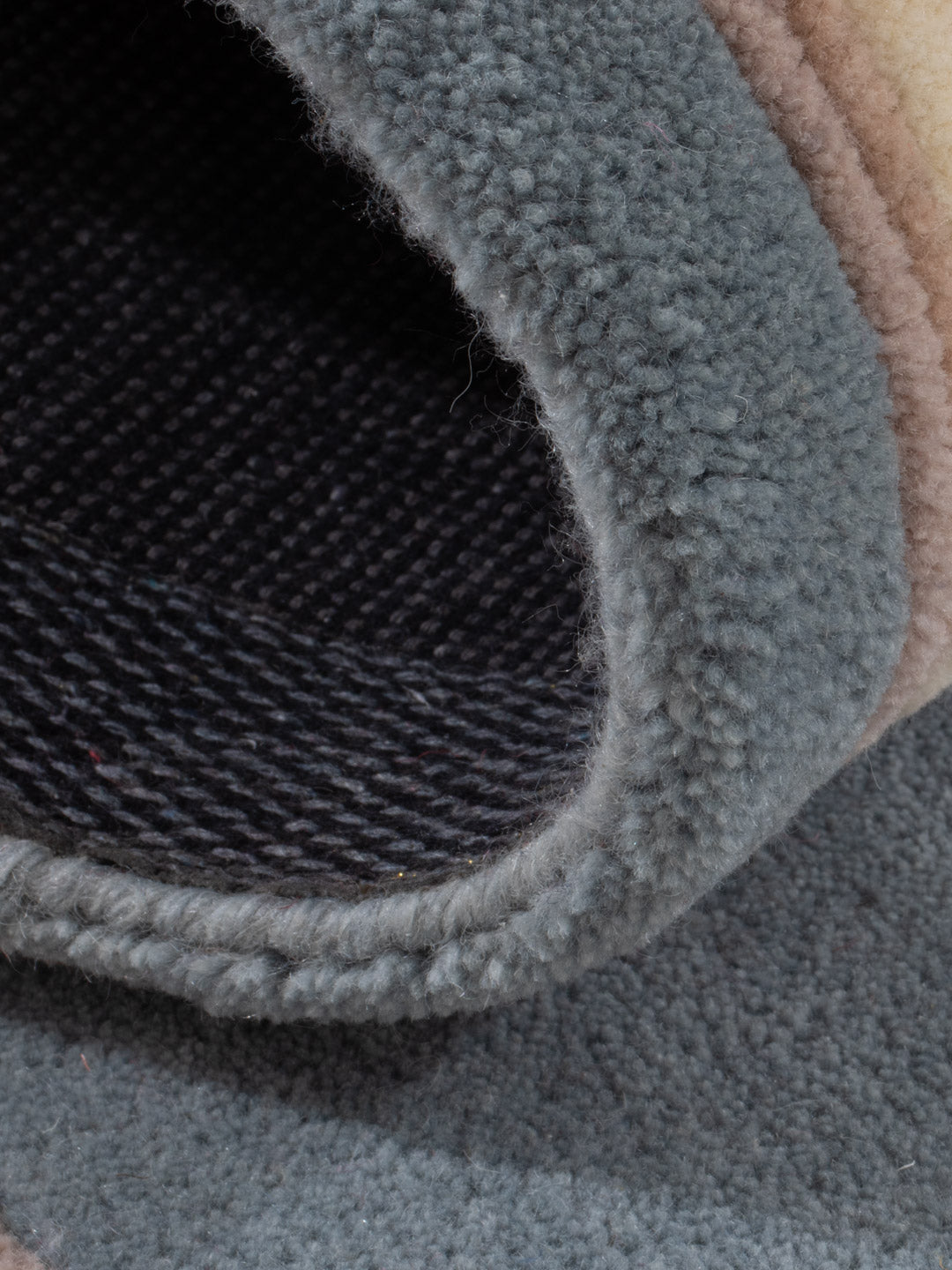 Wollteppich - 150 x 80 cm - petrolblau