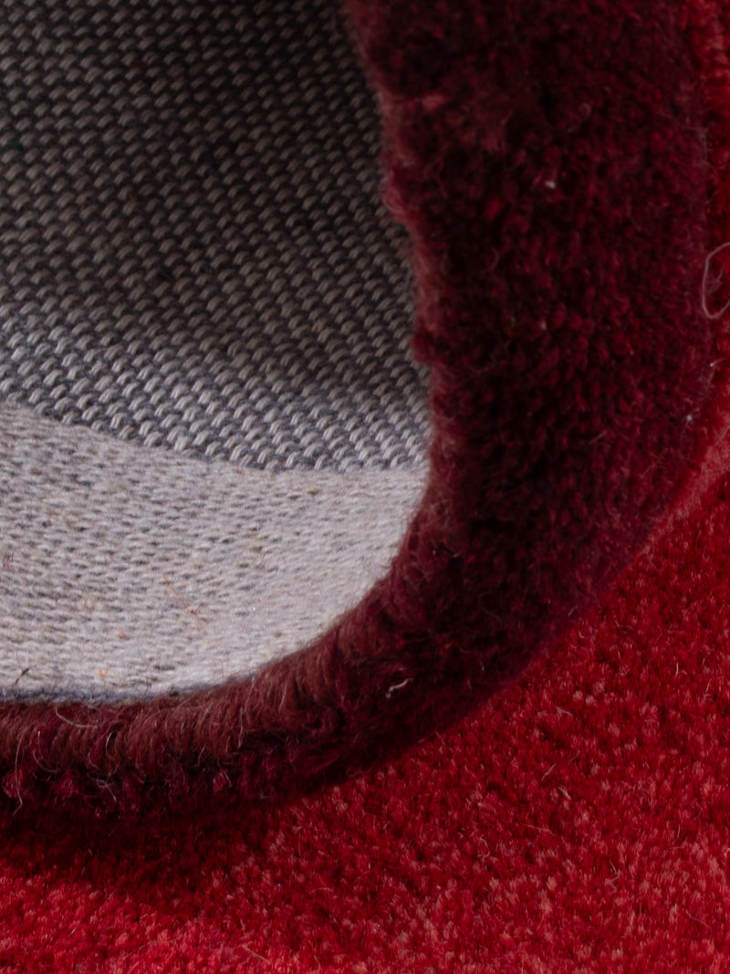 Wollteppich - 160 x 90 cm - rot