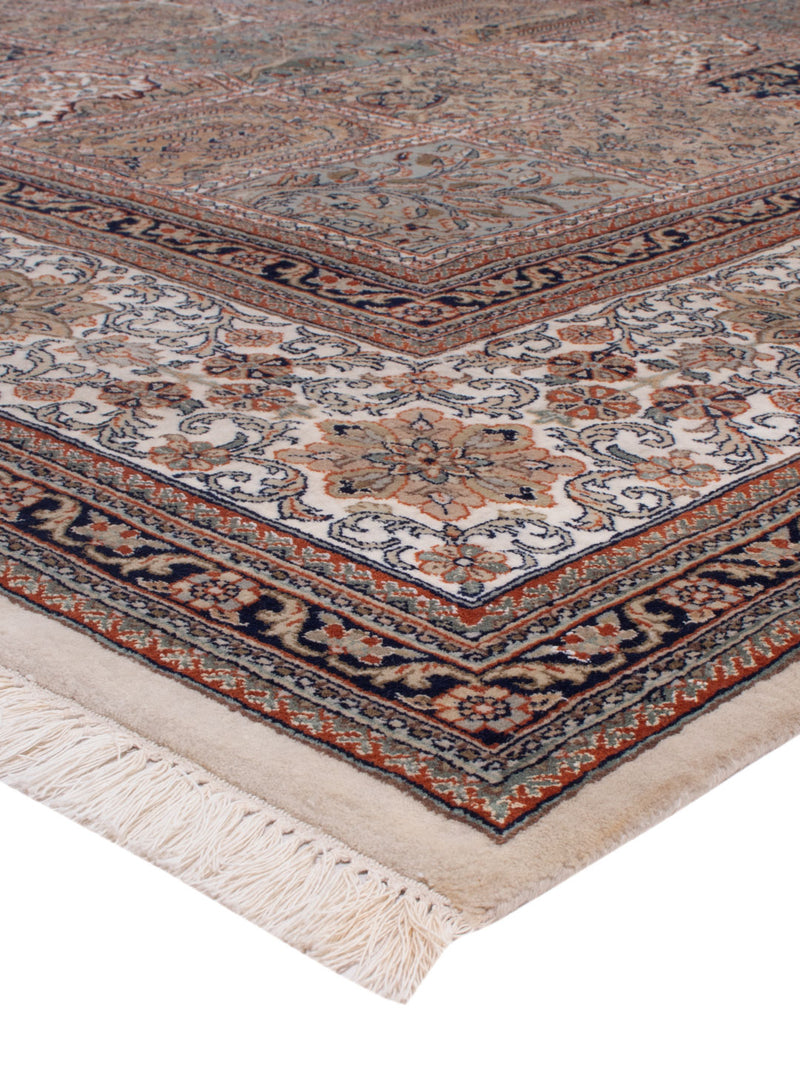 Indo Qom Rug - Oriental Rug