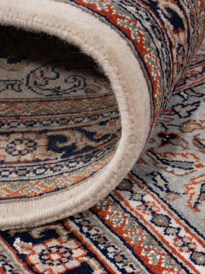 Indo Qom Rug - Oriental Rug