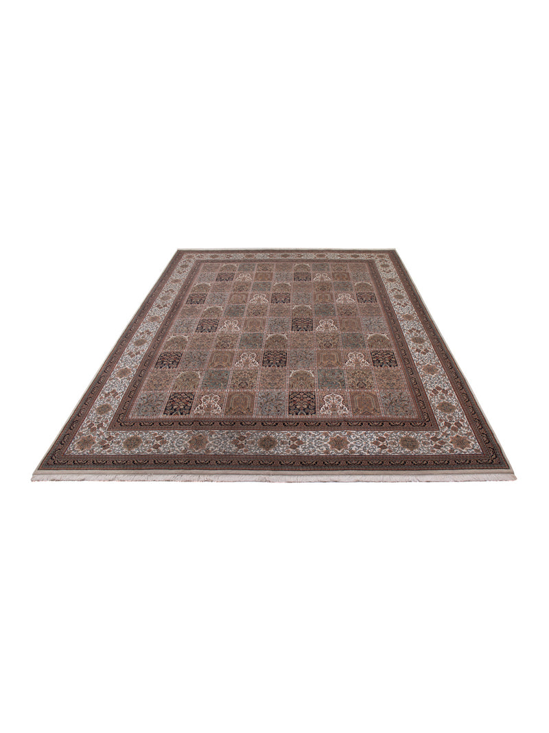 Indo Qom Rug - Oriental Rug